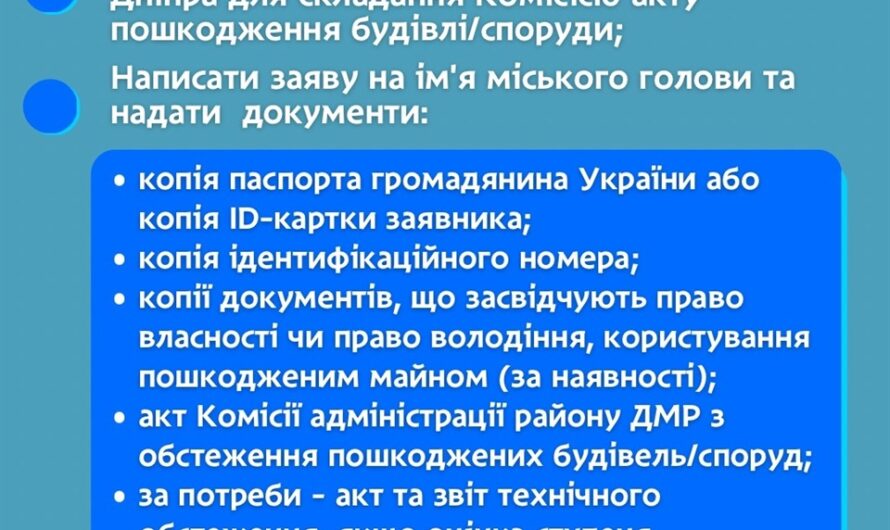Як отримати допомогу від міськради за зруйноване житло?